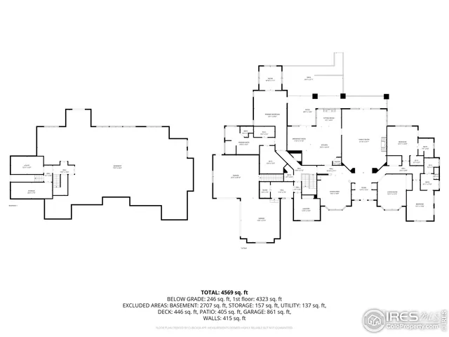 a black and white photo of a room