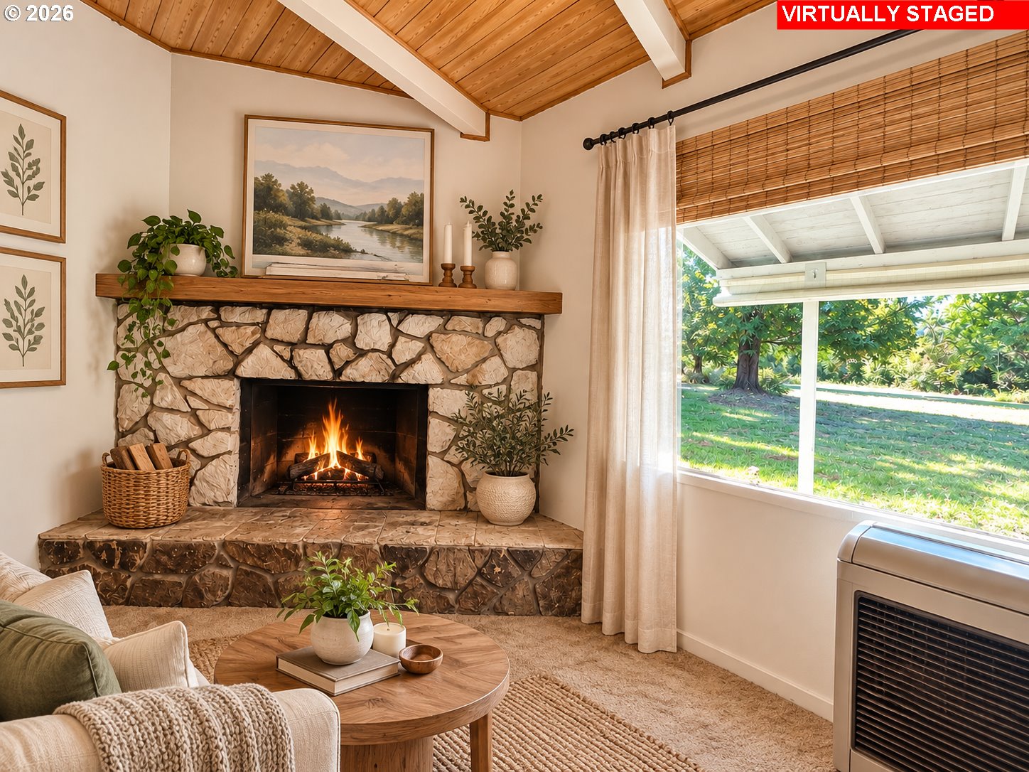 99330 South Bank Chetco River Road Brookings, OR 97415 - Photo 8 of 43 Fireplace Wood