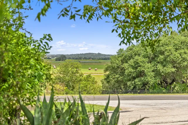 a building outdoor space with seating