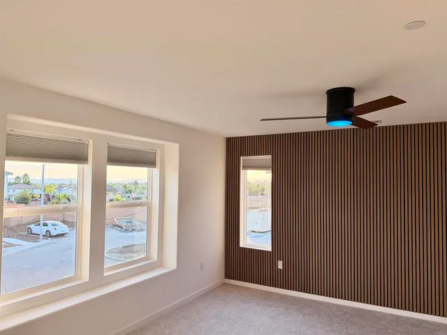 a view of an front door