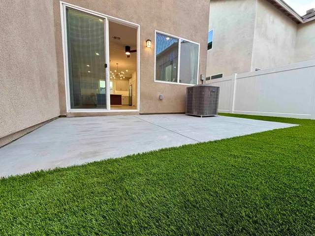 a view of an front door