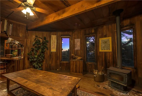 a view of a porch with furniture