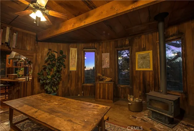 a view of a porch with furniture