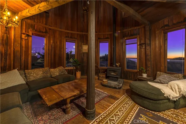 a outdoor living space with furniture