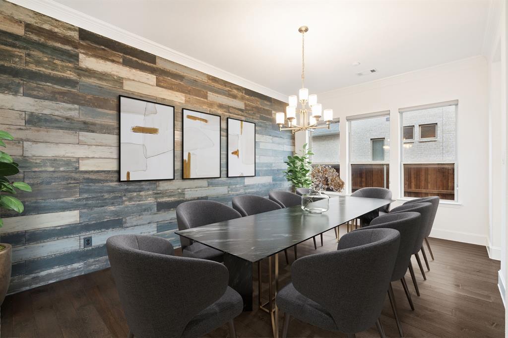 2441 Flat Creek Road Frisco, TX 75036 - Photo 12 of 34 a dining room with furniture and window