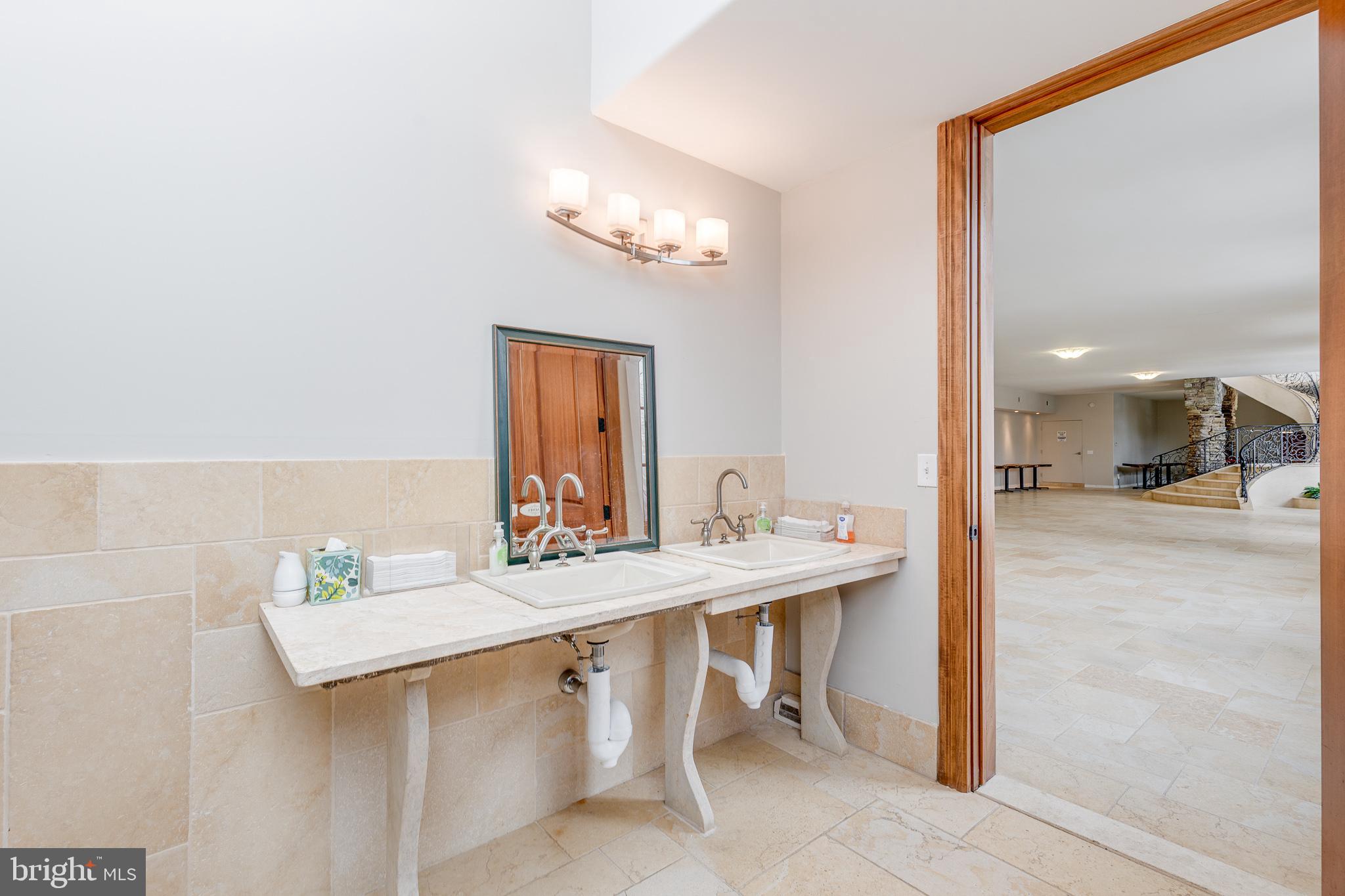 139 Bordentown Georgetown Road Chesterfield, NJ 08515 - Photo 38 of 89 a view of a bathroom with a sink mirror and a bath tub