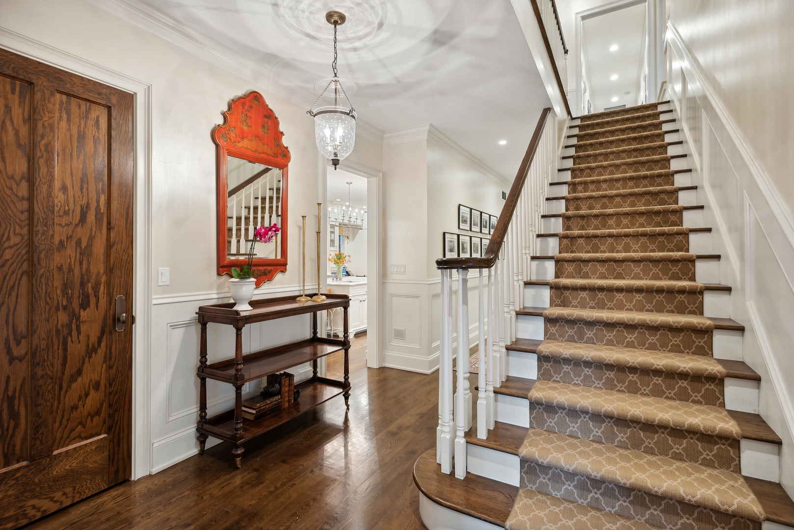 2148 West Giddings Street Chicago, IL 60625 - Photo 16 of 51 a view of entryway and hall with wooden floor