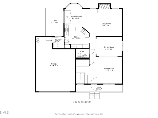 $664,000 | 112 Del Rio Drive, Cary, NC 27519