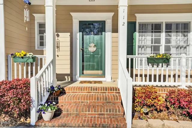 front view of a house with a window