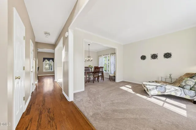 a view of an entryway with staircase