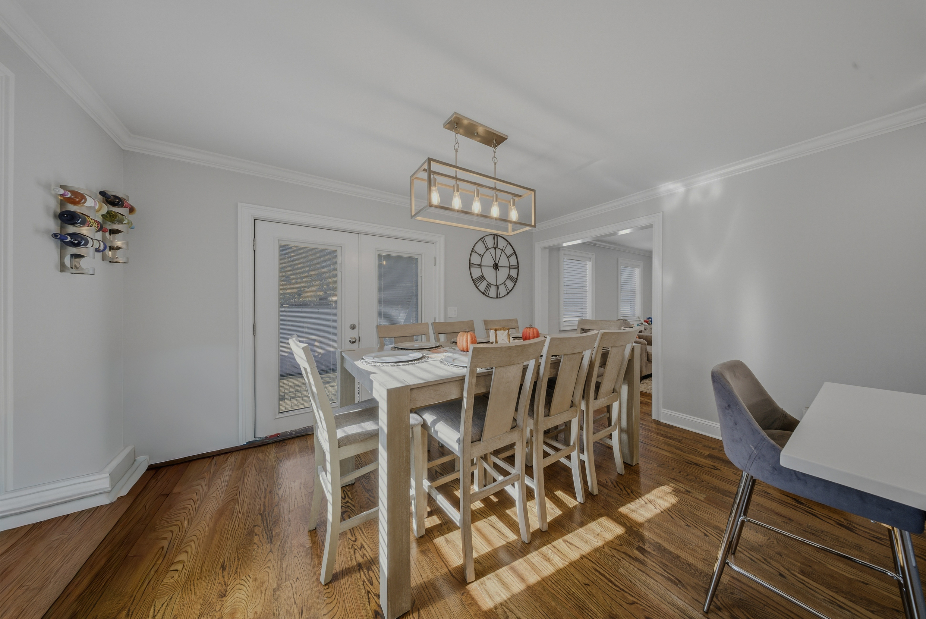 1473 Wood Avenue Bridgeport, CT 06604 - Photo 12 of 40 a view of a dining room with furniture and wooden floor