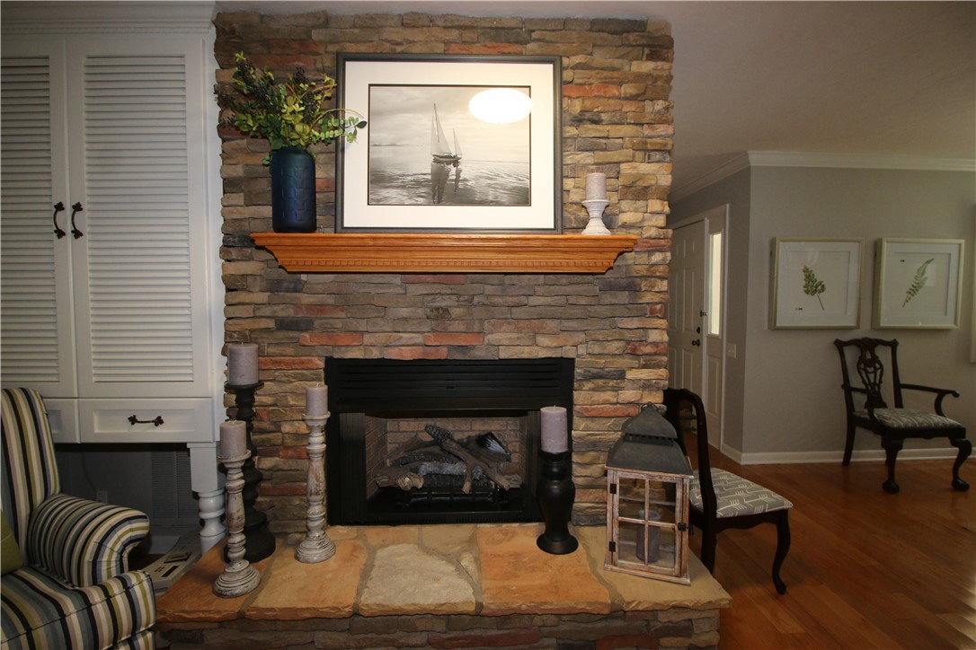 5010 Cross Pointe Anderson, SC 29625 - Photo 3 of 33 Gorgeous stacked rock fireplace with gas logs!