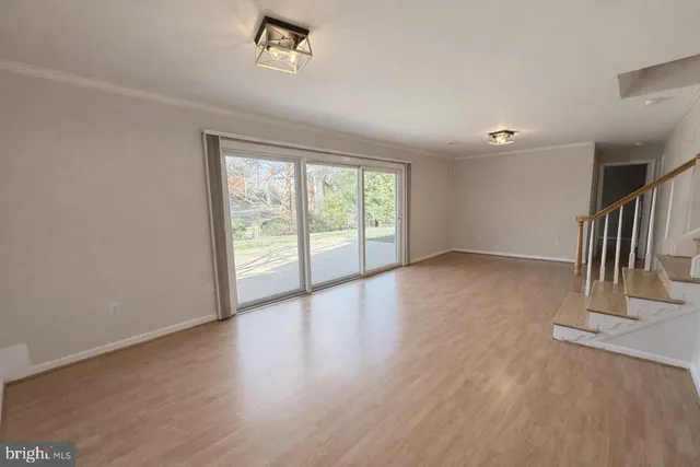 wooden floor in an empty room