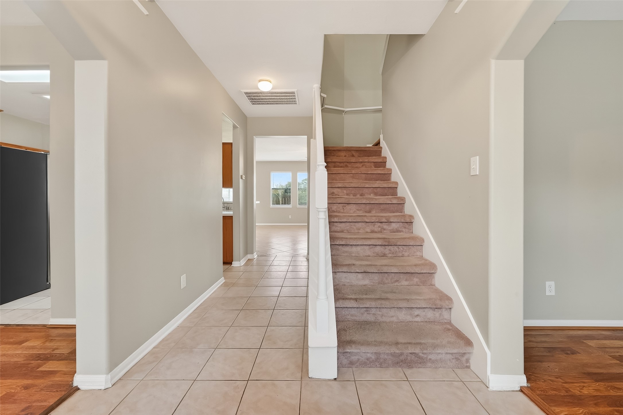 16639 Village View Trail Sugar Land, TX 77498 - Photo 9 of 50 a view of a hallway with wooden floor and entryway