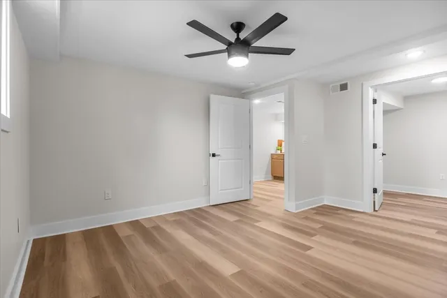 wooden floor in an empty room