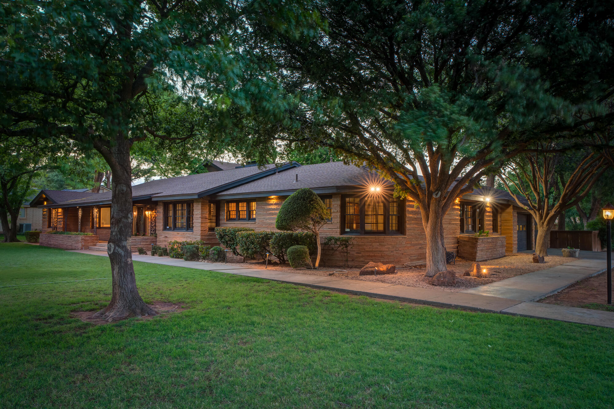 4902 19th Street Lubbock, TX 79416 - Photo 1 of 72 Front at Dusk