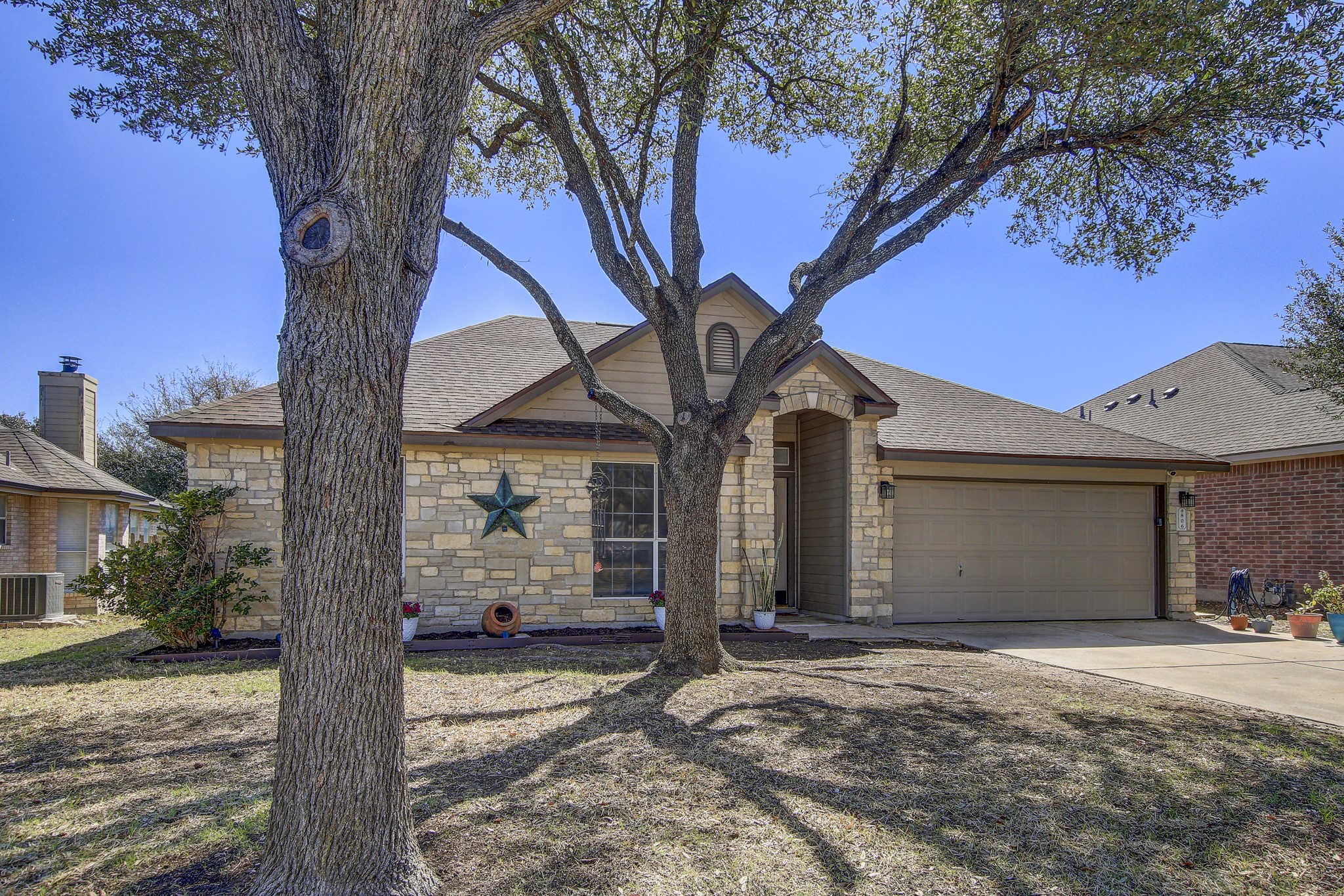 806 Ridge View Drive Leander, TX 78641 - Photo 3 of 30 a front view of a house with a yard