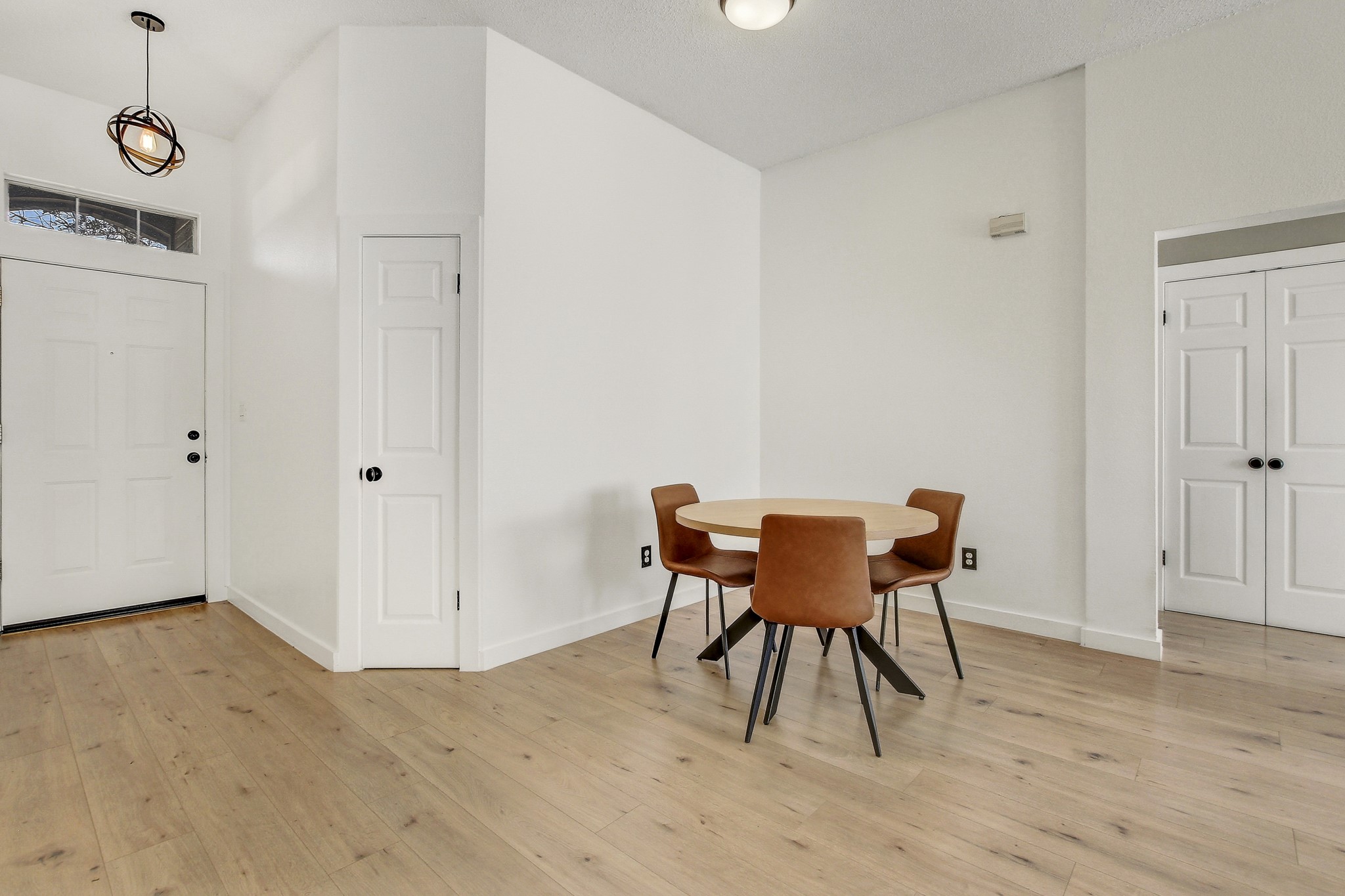 806 Ridge View Drive Leander, TX 78641 - Photo 10 of 30 a view of a dining room with furniture and wooden floor