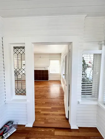 a view of a living room
