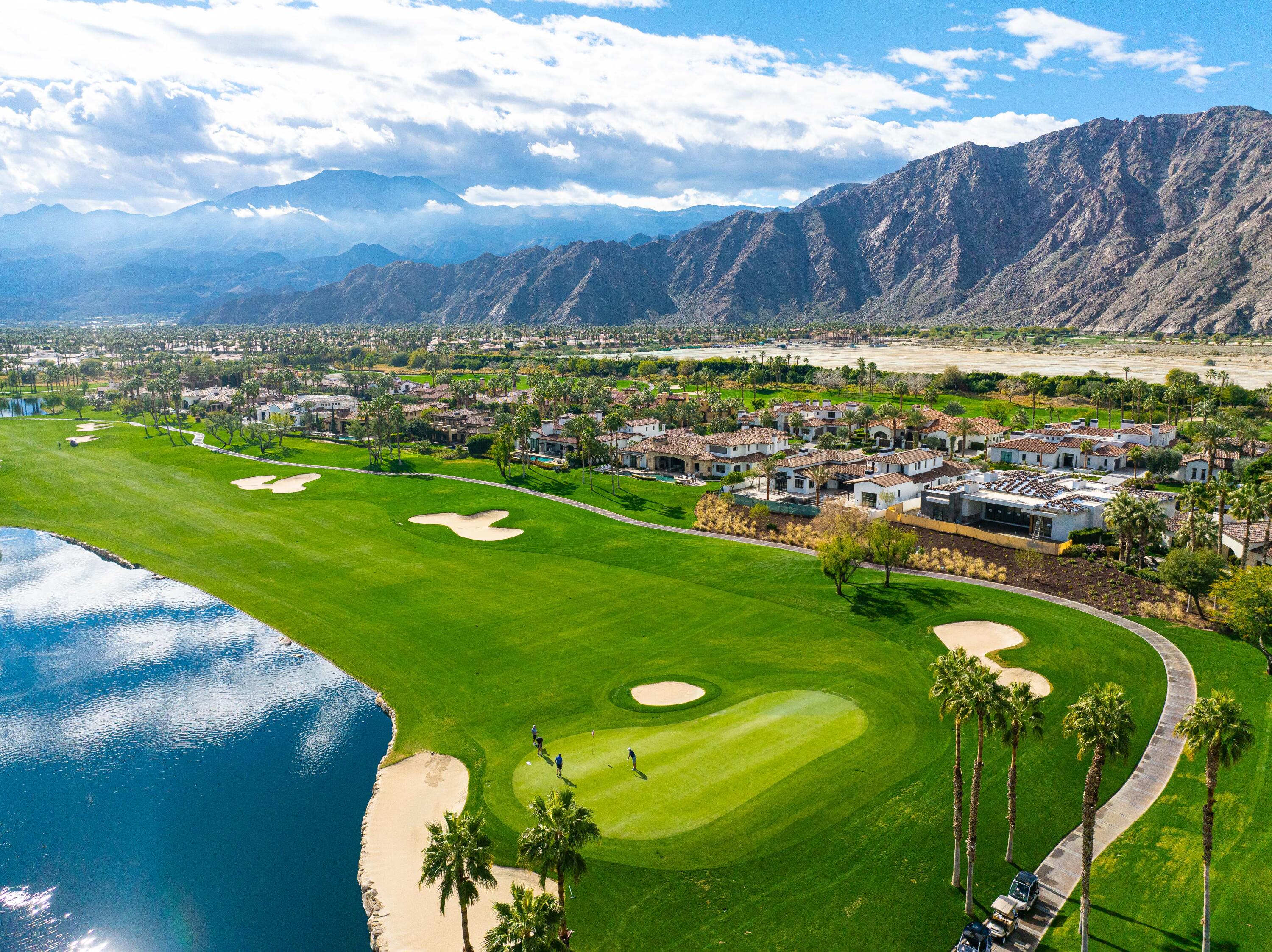 53320 Via Palacio La Quinta, CA 92253 - Photo 3 of 10 a view of a golf course with a lake