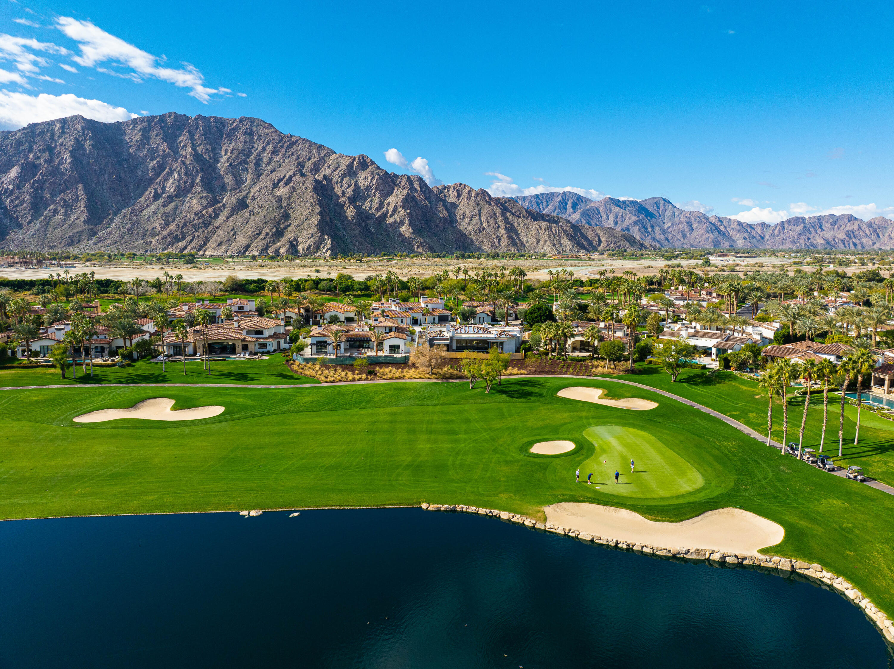 53320 Via Palacio La Quinta, CA 92253 - Photo 4 of 10 a view of a golf course with a lake