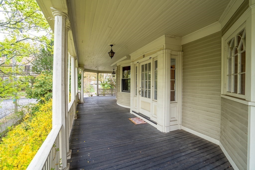 13 Ravine Street Arlington, MA 02476 - Photo 37 of 42 a view of a garden from a hallway