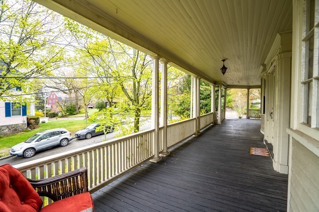 13 Ravine Street Arlington, MA 02476 - Photo 42 of 42 a view of a porch with wooden floor and outdoor space