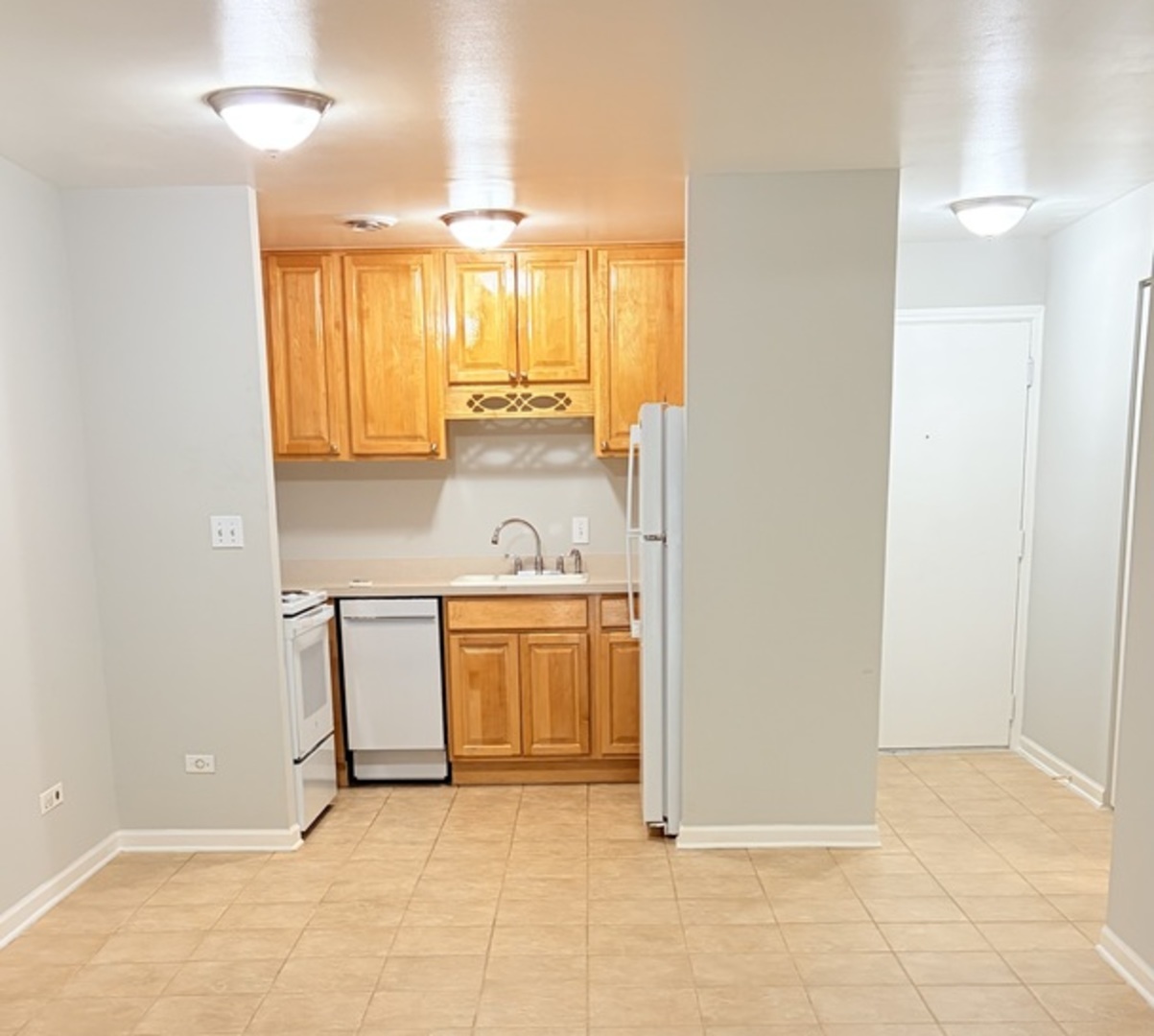 310 Lathrop Avenue, Unit 307 Forest Park, IL 60130 - Photo 16 of 41 a view of a kitchen with a sink and a dishwasher a kitchen island