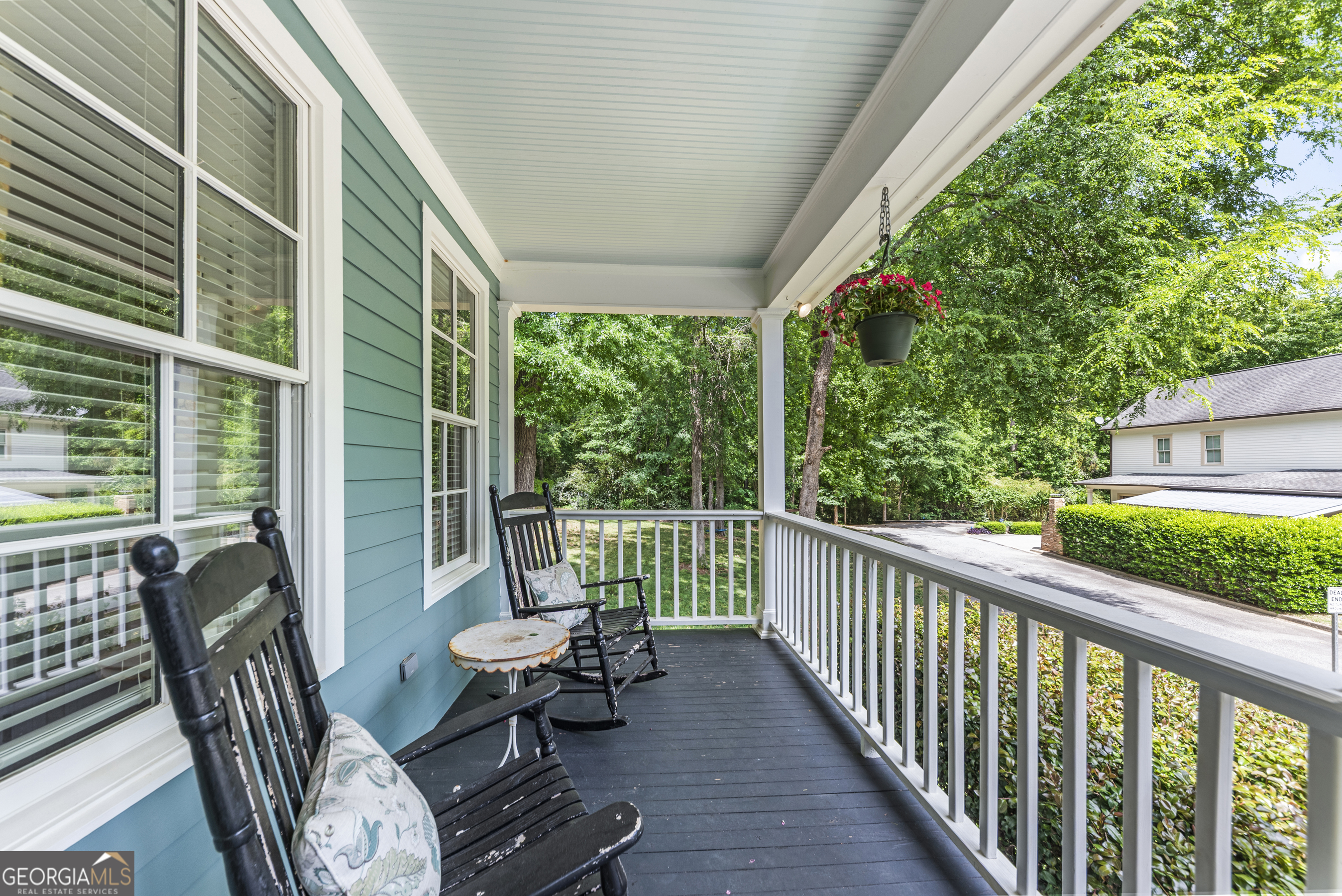 524 Hillside Road Madison, GA 30650 - Photo 41 of 54 a view of a two chair in the balcony