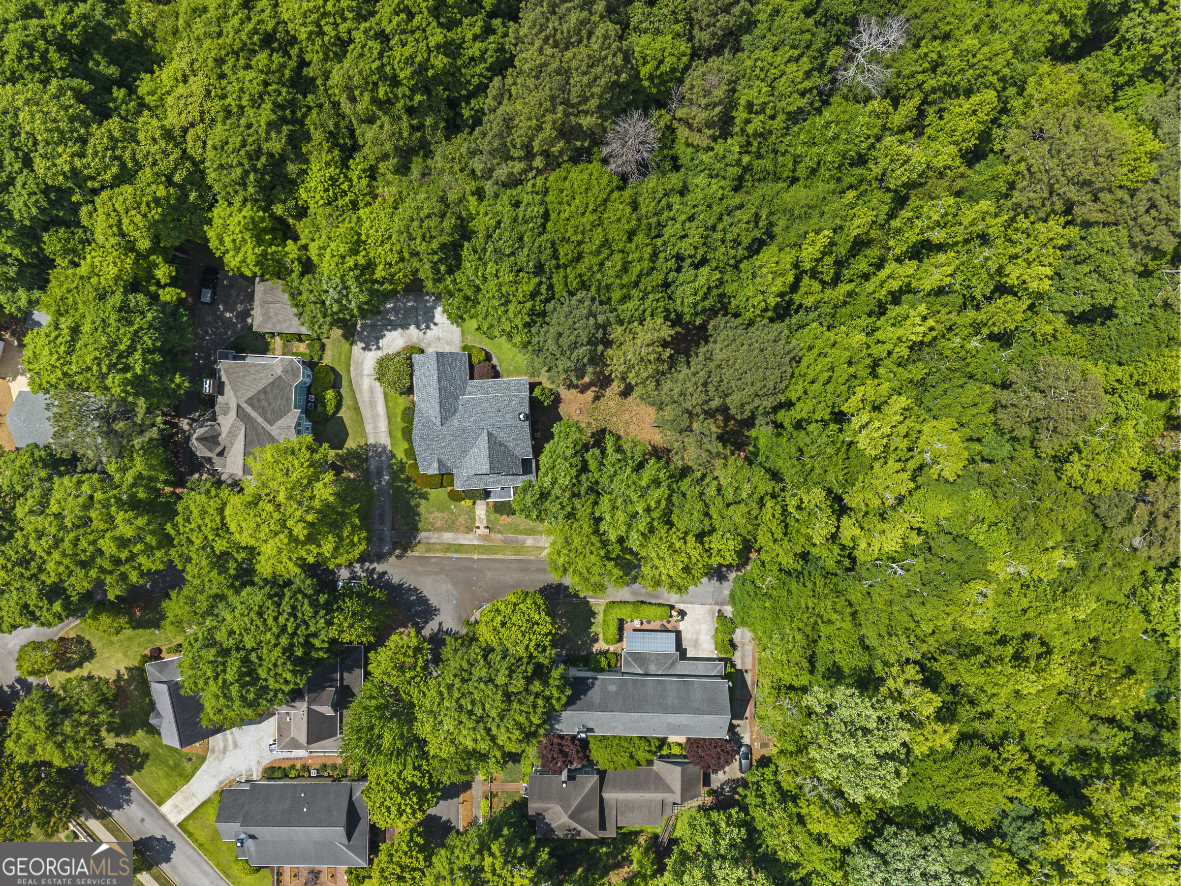 524 Hillside Road Madison, GA 30650 - Photo 6 of 54 an aerial view of a house with a yard