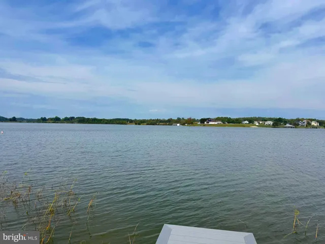 a front view of a house with potted plants