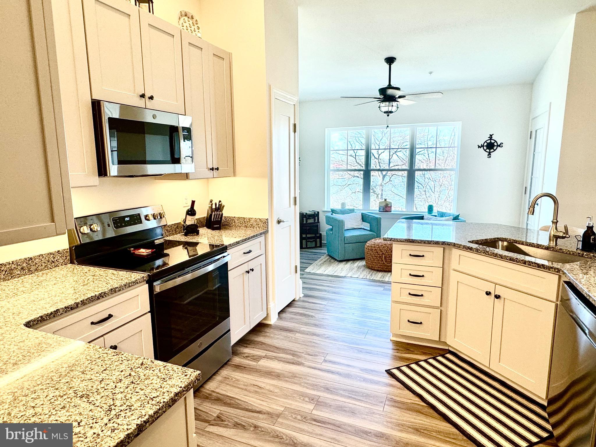 Kitchen with Granite Counter Tops