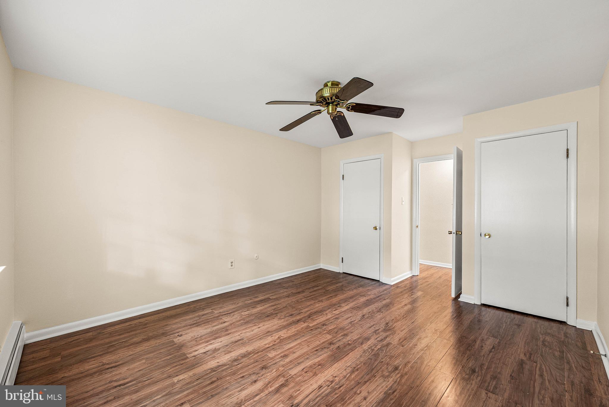 107 Rutgers Avenue, Unit A2 Swarthmore, PA 19081 - Photo 11 of 35 Spacious Bedroom in Rear of Unit With Ceiling Fan