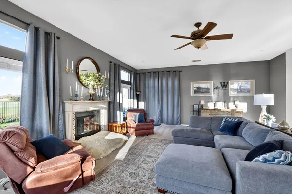a kitchen with a sink a counter top space and appliances