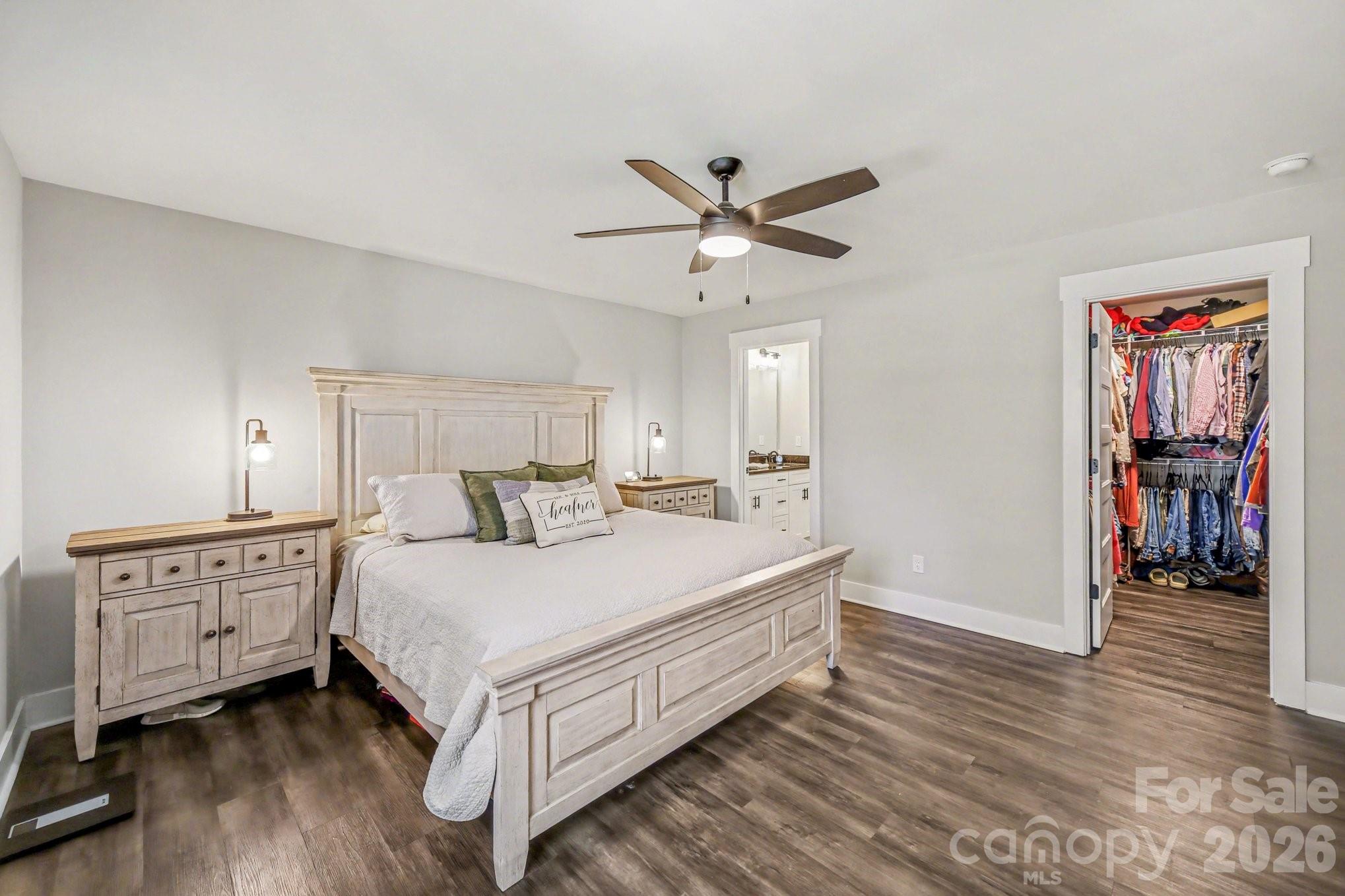 310 Old Hardin Road Dallas, NC 28034 - Photo 22 of 37 a large white bed in a white room