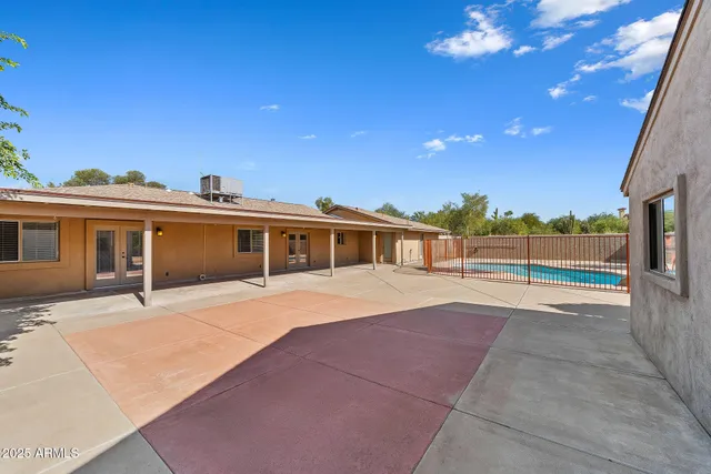 a view of a house with entertaining space