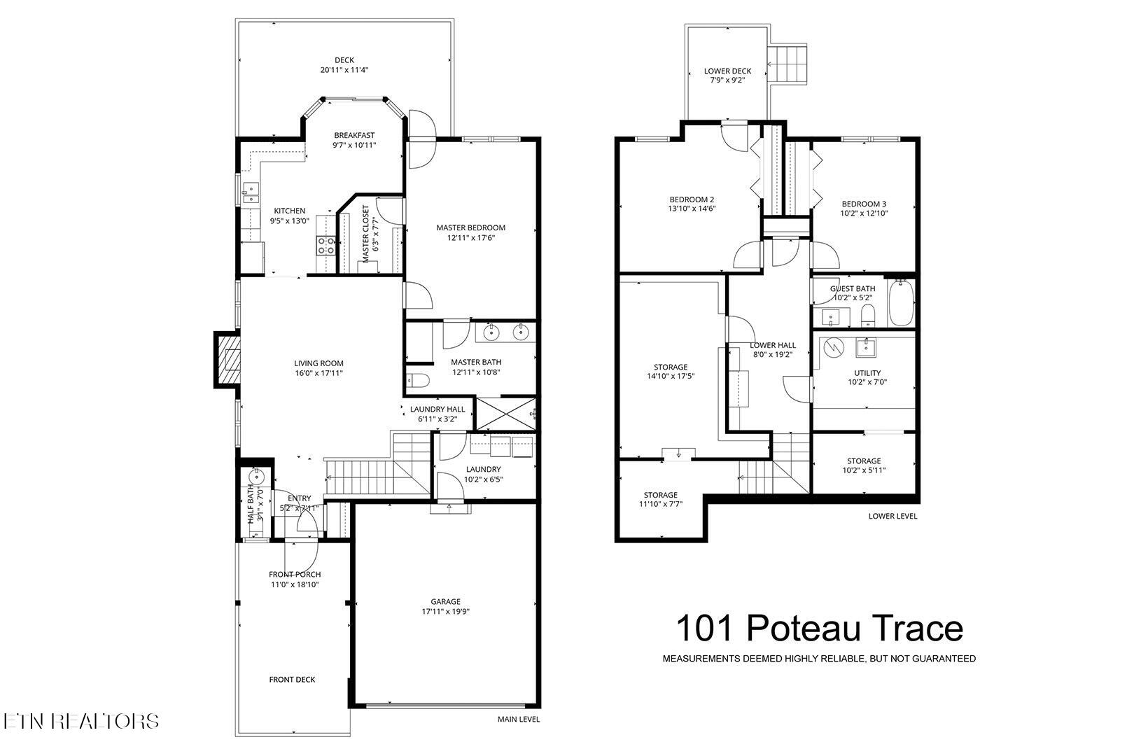 101 Poteau Trace Loudon, TN 37774 - Photo 32 of 32 32_PoteauTrace_101_FloorPlan