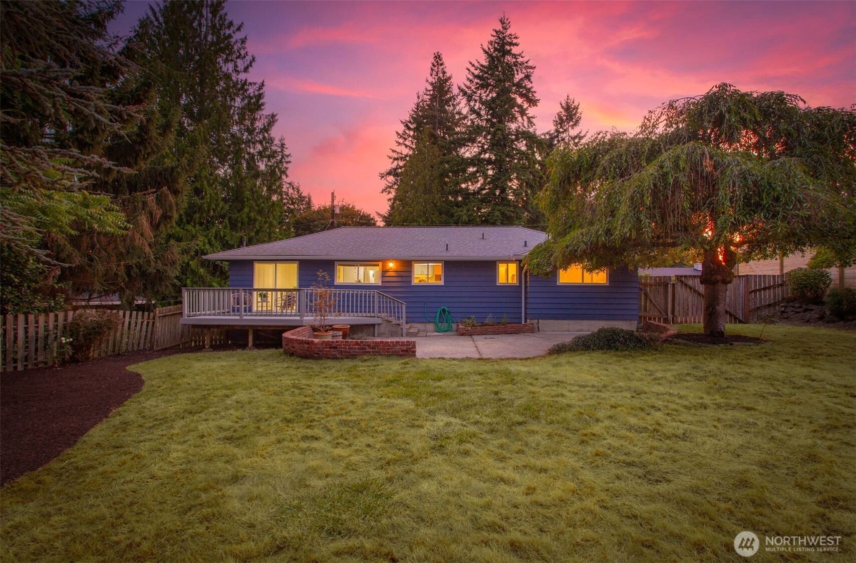 24125 2nd Place West Bothell, WA 98021 - Photo 21 of 29 a view of a house with swimming pool yard and sitting area