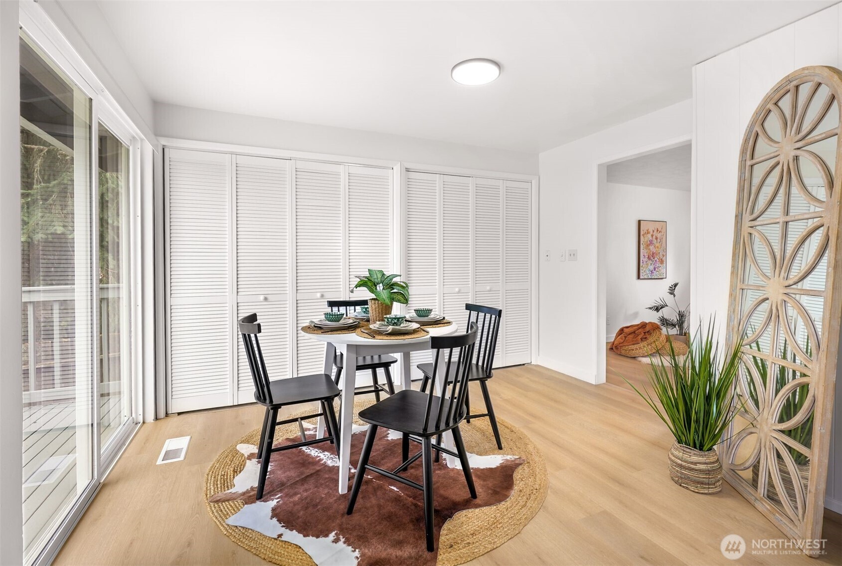 24125 2nd Place West Bothell, WA 98021 - Photo 8 of 29 a view of a dining room with furniture window and wooden floor