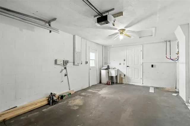 a view of a room with an entryway