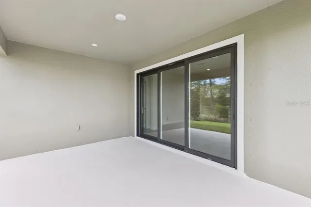 a view of a room with an empty room