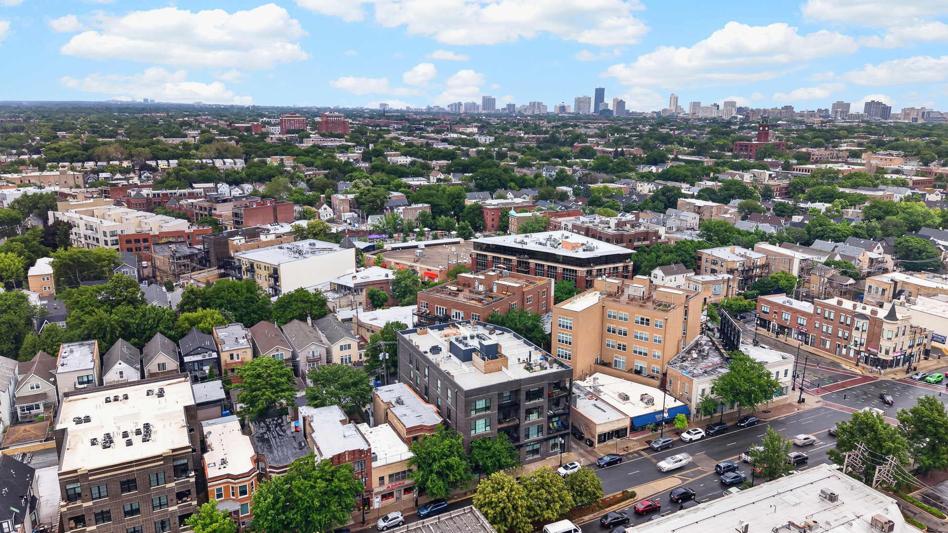 2024 West Irving Park Road, Unit 302 Chicago, IL 60618 - Photo 30 of 32 an aerial view of a city