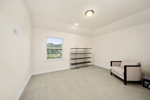 a view of room with hardwood