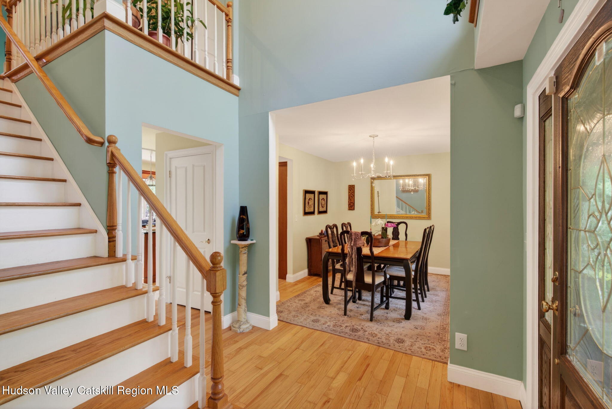 189 Bush Road Stone Ridge, NY 12484 - Photo 8 of 60 a view of a dining room with furniture wooden floor and next to a window
