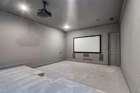 a view of a projector room