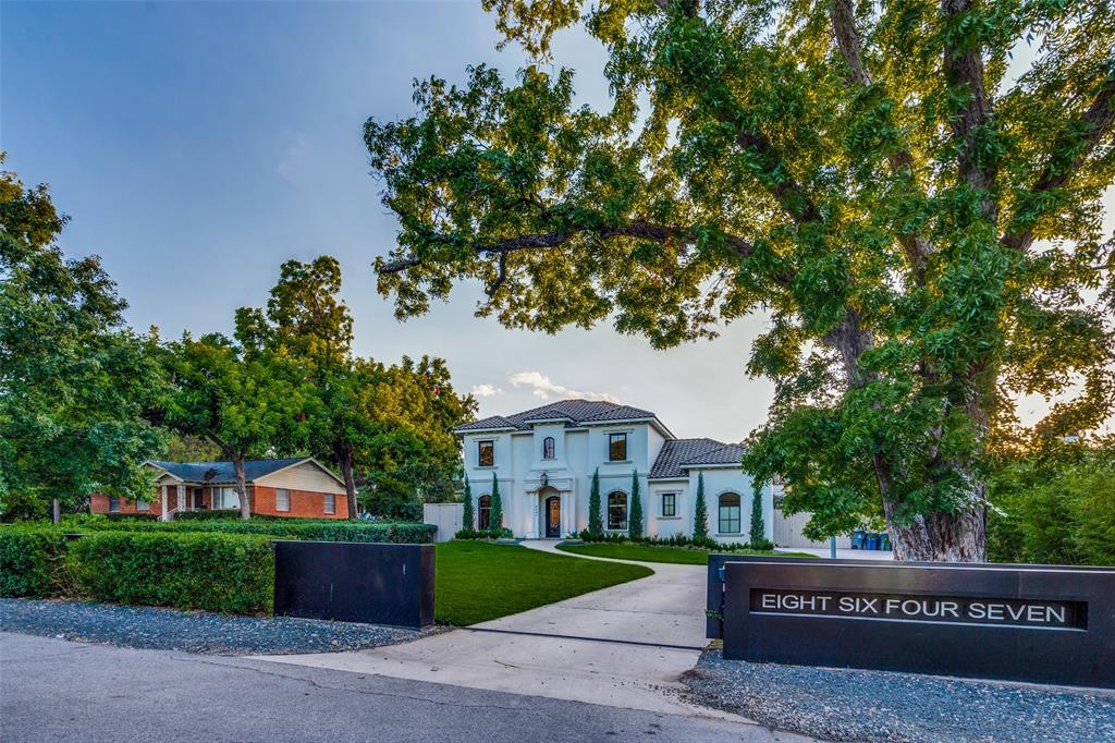 8647 Wingate Drive Dallas, TX 75209 - Photo 27 of 27 a front view of a house with a yard and tree