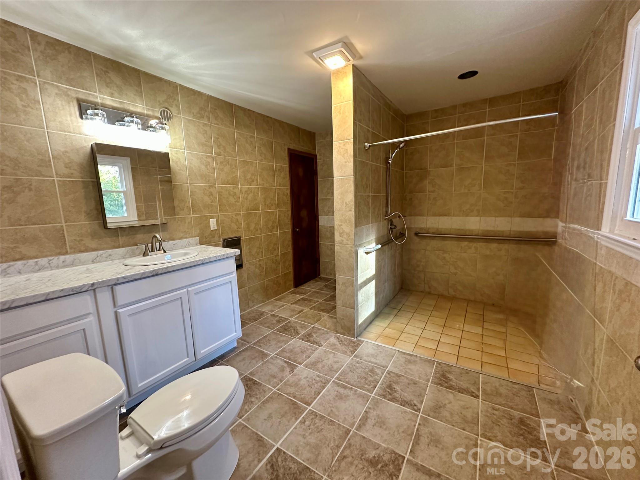 208 Murdock Road Bakersville, NC 28705 - Photo 26 of 46 a bathroom with a toilet a sink and mirror