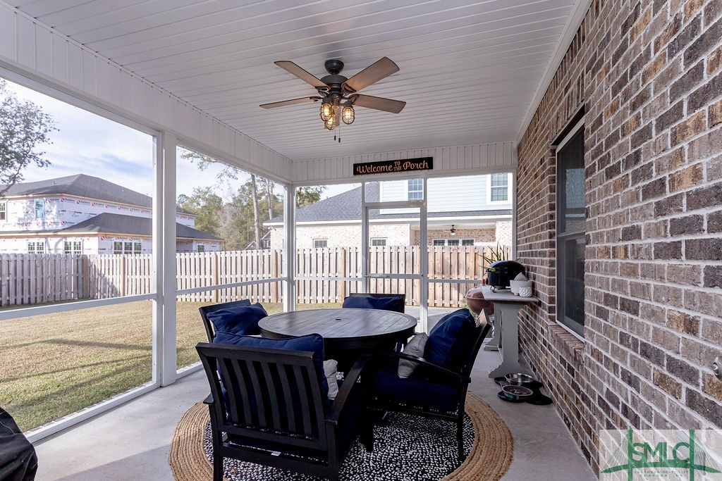 202 Lennox Place Rincon, GA 31326 - Photo 40 of 47 Outdoor dining in fully screened porch.