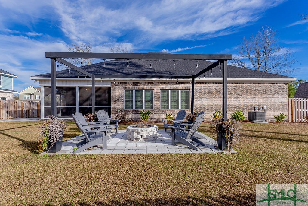202 Lennox Place Rincon, GA 31326 - Photo 41 of 47 Custom built fire pit.