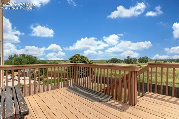 a view of balcony and deck